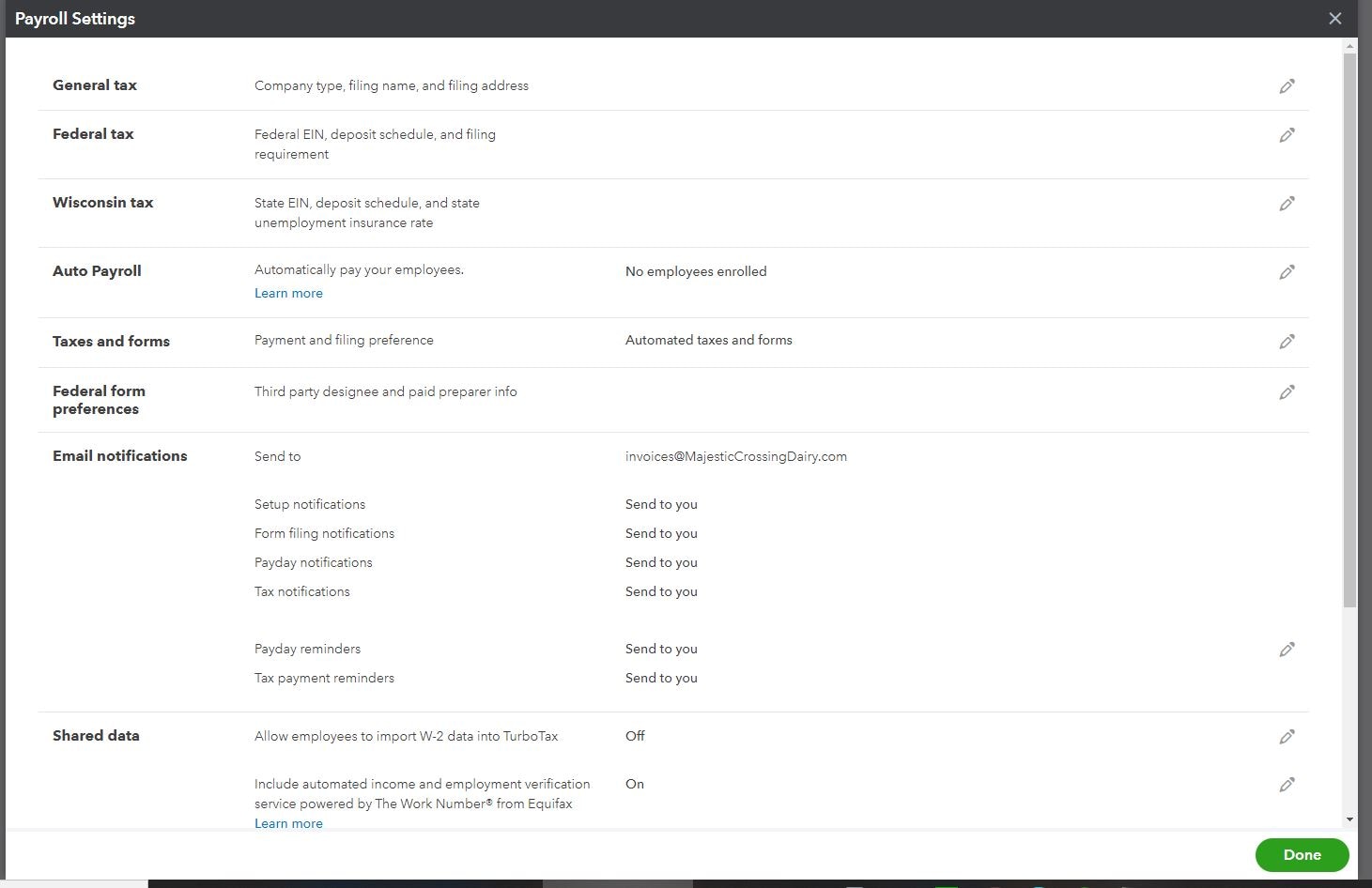 Payroll taxes coming out of wrong bank account